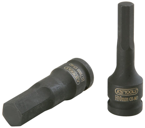 KS TOOLS 1/2" Kraft-Bit-Stecknuss Innensechskant, 19mm ( 911.0932 ) - Toolbrothers