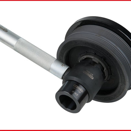 KS TOOLS Schwingungsdämpfer-Halteschlüssel-Satz für BMW, 5-tlg ( 911.1720 ) - Toolbrothers