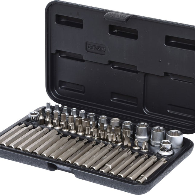 KS TOOLS 1/4"+3/8"+1/2" Torx-Steckschlüssel- und Bit-Satz, 57-tlg ( 911.4305 ) - Toolbrothers
