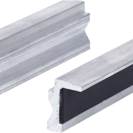 KS TOOLS Alu-Schraubstock-Schonbacken,140mm,Trapeznutzen ( 914.0087 ) - Toolbrothers