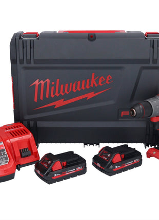 Milwaukee M18 FPD2-302X Akku Schlagbohrschrauber 18 V 135 Nm Brushless + 2x Akku 3,0 Ah + Ladegerät + HD-Box - Toolbrothers