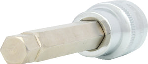 KS TOOLS 1/2" CHROMEplus Bit-Stecknuss Innensechskant, lang, 9mm ( 918.1659 )