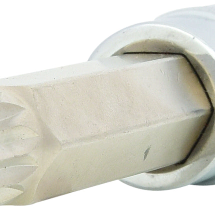 KS TOOLS 1/2" CHROMEplus Bit-Stecknuss XZN, lang, M14 ( 918.1696 ) - Toolbrothers