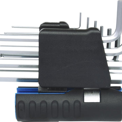 KS TOOLS 3 in 1 Innen6kant-Winkelstiftschlüssel-Satz,10-tlg lang, Kugelkopf ( 920.2200 ) - Toolbrothers