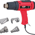 KS TOOLS Heißluft-Gerät Satz inkl. 4 Aufsätze ( 960.1190 )