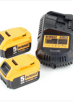 DeWalt DCD 732 P2 14,4V Li-Ion Akku Bohrschrauber Set mit 2 x 5,0 Ah Akku und Ladegerät im Koffer - Toolbrothers