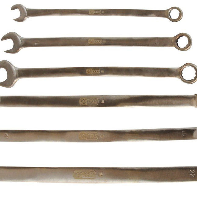 KS TOOLS BRONZEplus Ringmaulschlüssel-Satz, extra lang, 10-tlg, 10-32mm ( 963.7358 ) - Toolbrothers