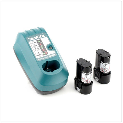 Makita DF 010 DSE 7,2 V Akku Knickschrauber im Koffer mit 2 Akkus 1 Ah, Ladegerät und Zubehör - Toolbrothers