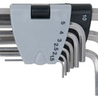 KS TOOLS EDELSTAHL Innen6kant-Winkelstiftschlüssel-Satz, 9-tlg ( 964.0320 )