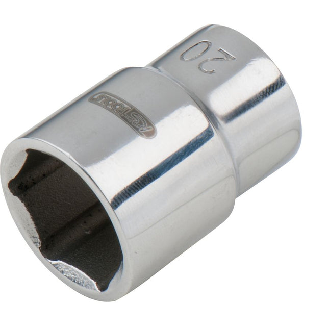 KS TOOLS EDELSTAHL 1/2" 6kant-Stecknuss, 10mm ( 964.1210 )
