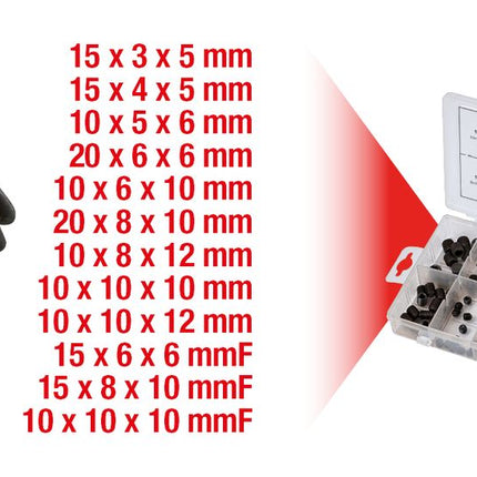 KS TOOLS Sortiment Madenschrauben, metrisch, 160-tlg ( 970.0400 ) - Toolbrothers