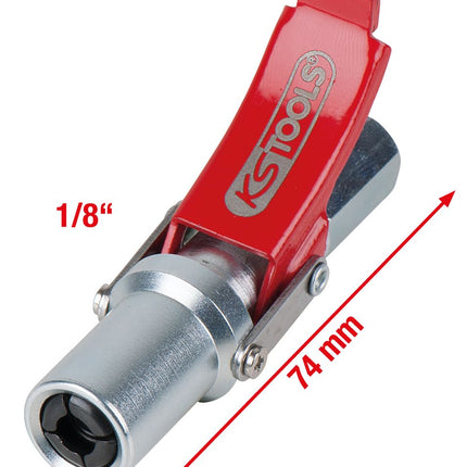 KS TOOLS Quick-Lock Schnellkupplung für Fettpressen, 1/8"  ( 980.1108 ) - Toolbrothers