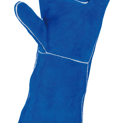 KS TOOLS Schweißer-Lederhandschuhe lang, 10 ( 985.7040 ) - Toolbrothers