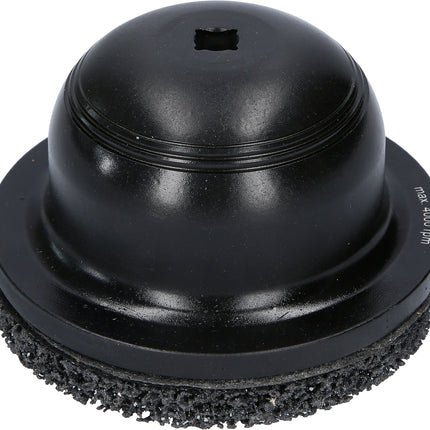 KS TOOLS Aluminium-Radnabenschleifer-Satz Ø 150 mm, Innen-Ø 90 mm, 2-tlg ( 100.5080 )