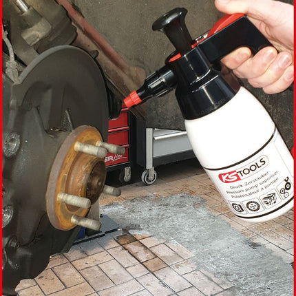 KS TOOLS Pumpsprühflasche für Bremsenreiniger, 1 l ( 150.8258 ) - Toolbrothers