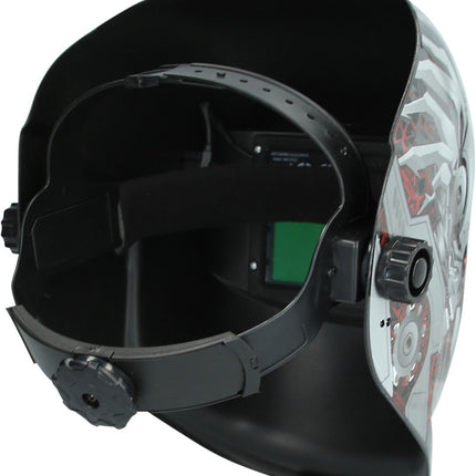 KS TOOLS Automatik-Schweißer-Schutzhelm, Steel Design ( 310.0195 ) - Toolbrothers