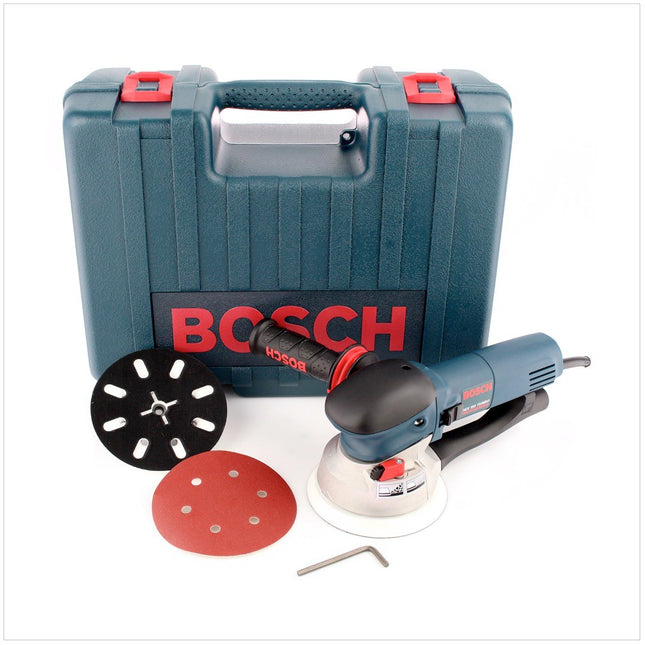 Bosch GEX 150 Turbo Professional Exzenterschleifer im Koffer mit Zusatz Scheifteller ( 0601250770 ) - Toolbrothers