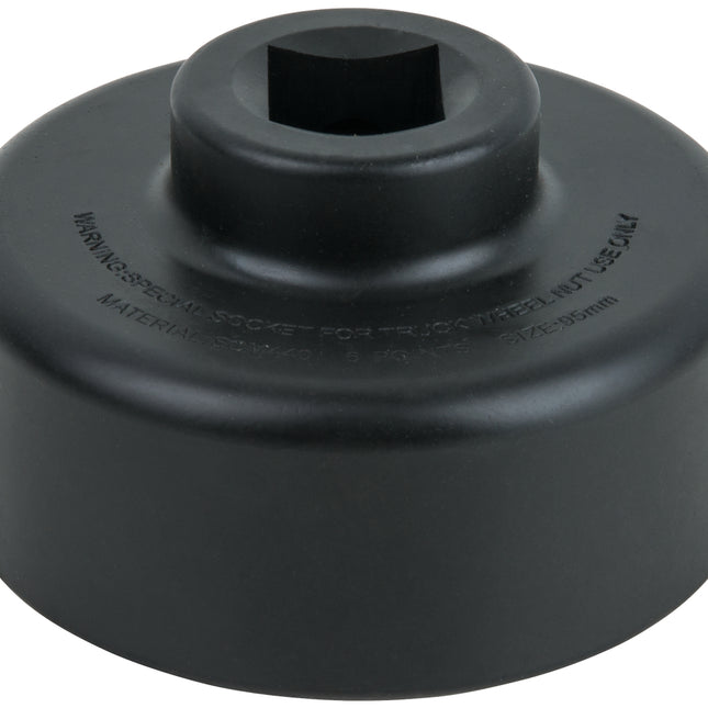 KS TOOLS 1" Achsmuttern-Schlüssel, 6-kant, kurz, 95mm ( 460.0235 ) - Toolbrothers