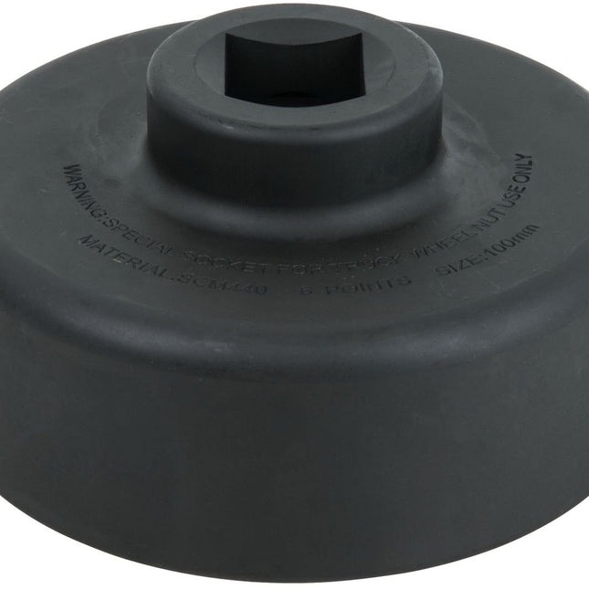 KS TOOLS 1" Achsmuttern-Schlüssel, 6-kant, kurz, 100mm ( 460.0240 ) - Toolbrothers