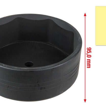 KS TOOLS Achsmuttern-Schlüssel für BPW, 8-kant, 120mm ( 460.0410 ) - Toolbrothers