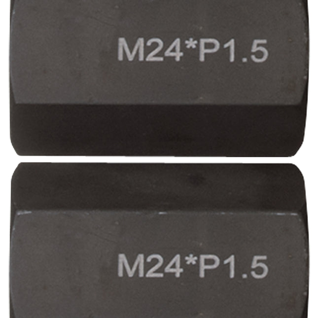 KS TOOLS Gewindeadapter-Satz M24x1,5x65mm, 2-tlg ( 460.1777 ) - Toolbrothers