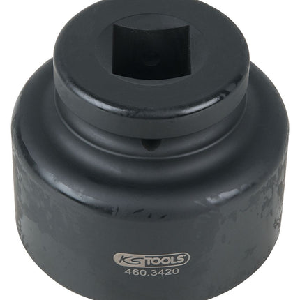 KS TOOLS 1" Achsmuttern-Schlüssel, 8-kant, kurz, 75 mm ( 460.3420 )