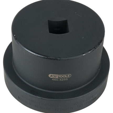 KS TOOLS 1" Achsmuttern-Schlüssel mit Führungsbund, 12-kant, 115 mm ( 460.4255 )