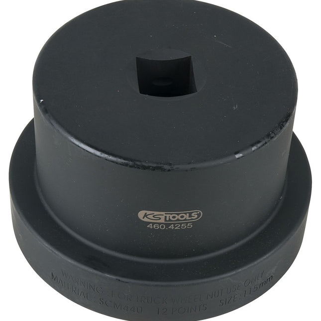 KS TOOLS 1" Achsmuttern-Schlüssel mit Führungsbund, 12-kant, 115 mm ( 460.4255 )