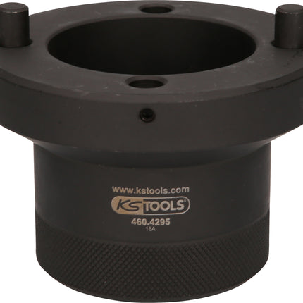 KS TOOLS 1/2" Achsmuttern-Schlüssel mit 2 Zapfen für Fuso, Ø 100 mm ( 460.4295 )