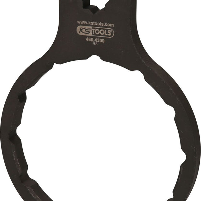 KS TOOLS Kraftstofffilter-Schlüssel Ø 100 mm / 12 Rillen für Fuso ( 460.4300 ) - Toolbrothers