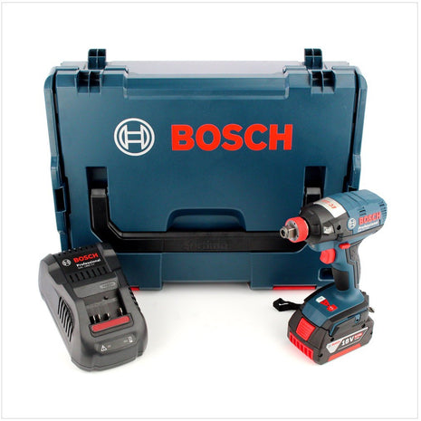 Bosch GDX 18 V-EC Professional 18 V  Akku Drehschlagschrauber in L-Boxx, Schnellladegerät und 1x GBA 6 Ah Akku - Toolbrothers