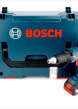 Bosch GSR 18 V-EC TE Akku Trockenbauschrauber 18V 25Nm Brushless + 1x Akku 6,0Ah + L-Boxx - ohne Ladegerät - Toolbrothers