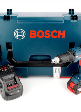 Bosch GSR 18 V-EC TE Akku Trockenbauschrauber 18V 25Nm Brushless + 1x Akku 6,0Ah + Ladegerät + L-Boxx - Toolbrothers