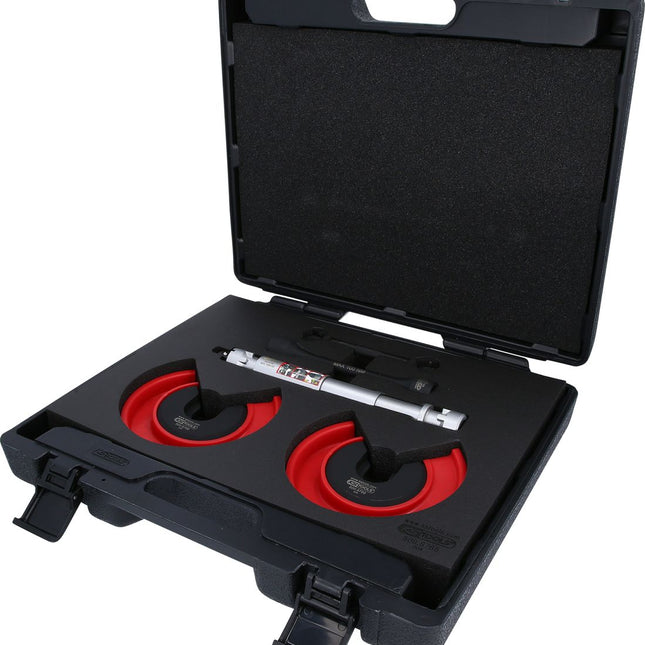 KS TOOLS Audi und Seat Teleskop-Centerspanner-Satz für innenliegende Federn, 11-tlg ( 500.8765 ) - Toolbrothers