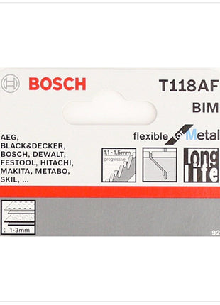 Bosch T 118 AF Stichsägeblätter Flexible for Metal 5 Stk. 92 mm ( 2608634505 ) - Toolbrothers