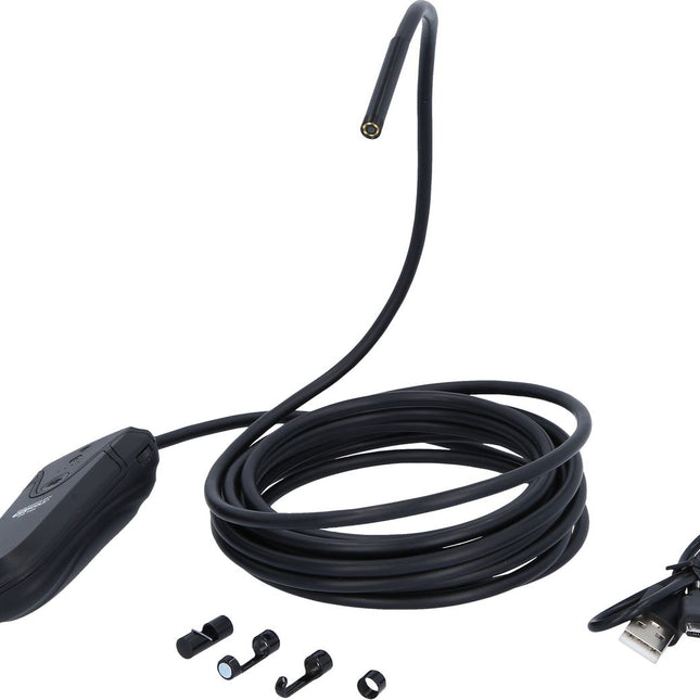 KS TOOLS Wi-Fi-Videoskop-Satz mit Ø 5,5 mm 0° HD Frontkamera-Sonde, 5-tlg ( 550.7560 ) - Toolbrothers