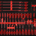 KS TOOLS Schraubendreher-Satz in Schaumstoffeinlage, 46-tlg ( 821.0046 )