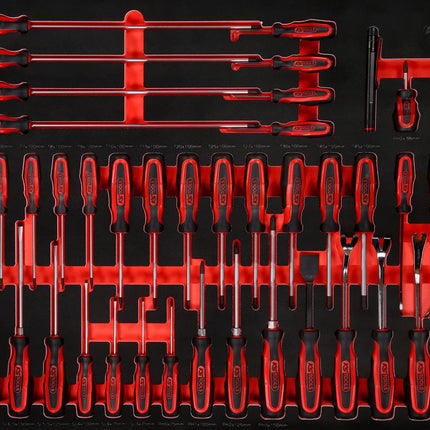 KS TOOLS Schraubendreher-Satz in Schaumstoffeinlage, 46-tlg ( 821.0046 )