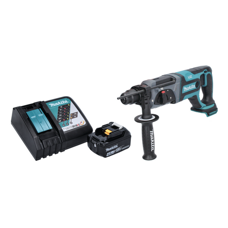 Makita DHR 241 RM1 Akku Bohrhammer 18 V 2,0 J SDS plus + 1x Akku 4,0 Ah + Ladegerät - Toolbrothers