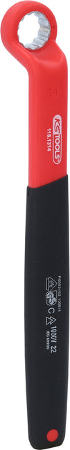 KS TOOLS Isolierter Ringschlüssel, gekröpft, 14 mm ( 118.1314 )