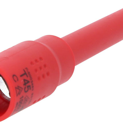 KS TOOLS 3/8" Isolierte Bit-Stecknuss Torx, T45, 122mm ( 118.3827 )
