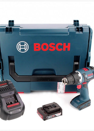 Bosch GSR 18 V-EC Professional Akku Bohrschrauber in L-Boxx mit GAL 1880 CV Schnellladegerät und 1x GBA 2 Ah Akku - Toolbrothers