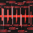 KS TOOLS T-Griff-Winkelstiftschlüssel-Satz in Schaumstoffeinlage, 18-tlg ( 811.1018 )