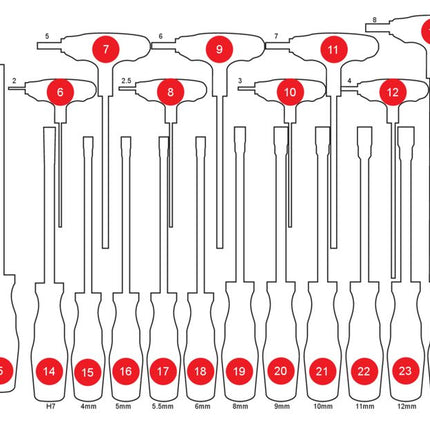 KS TOOLS Leere Schaumstoffeinlage zu 813.0042 ( 813.0042-97 )