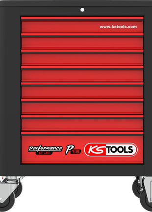 KS TOOLS Performanceplus Werkstattwagen-Satz P15 mit 399 Werkzeugen für 6 Schubladen ( 815.6399 ) - Toolbrothers