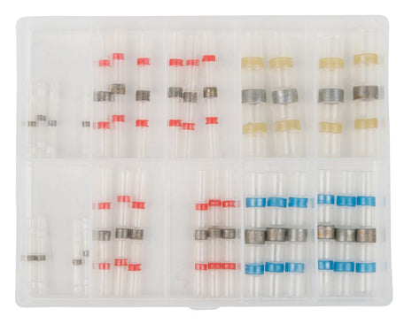 KS TOOLS Sortiment Lötmuffen, isoliert, 1,8x25mm-6,2x40mm, 30-tlg ( 970.0720 ) - Toolbrothers