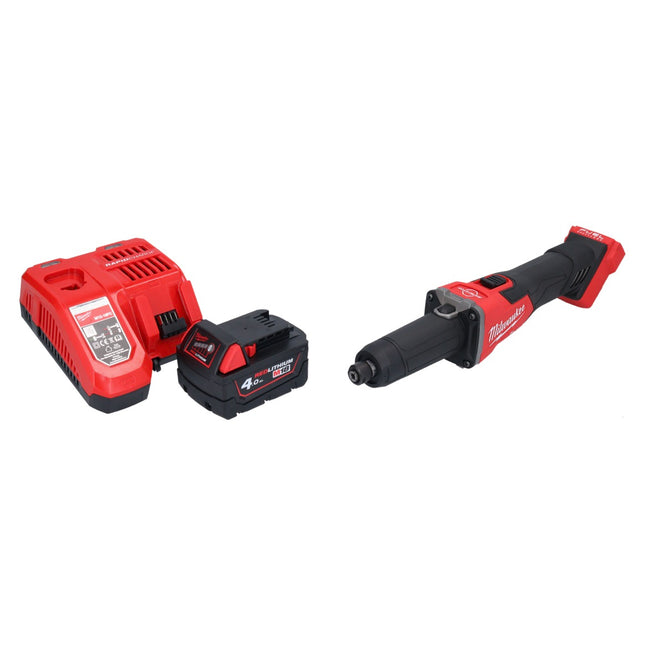 Milwaukee M18 FDGRB-401 Akku Geradschleifer 18 V 50 mm Brushless + 1x Akku 4,0 Ah + Ladegerät