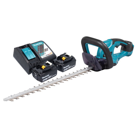 Makita DUH 507 RG2 Akumulatorowe nożyce do żywopłotu 18 V 50 cm + 2x akumulator 6,0 Ah + ładowarka