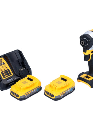 DeWalt DCF 850 E2 Akku Schlagschrauber 18 V 205 Nm 1/4" Brushless + 2x Akku 1,7 Ah + Ladegerät - Toolbrothers