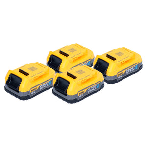DeWalt Akku Set DCBP 034 E4 4x Powerstack Akku 18 V 1,7 Ah / 1700 mAh XR Li-Ion - mit Ladestandanzeige